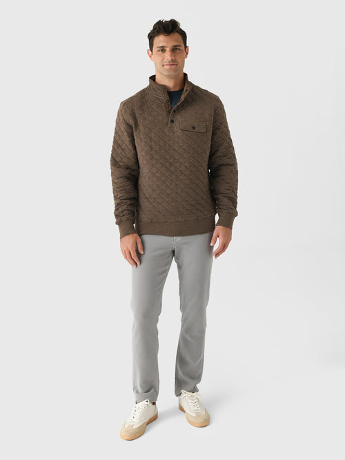 Faherty Brand Men's Epic Quilted Fleece Pullover