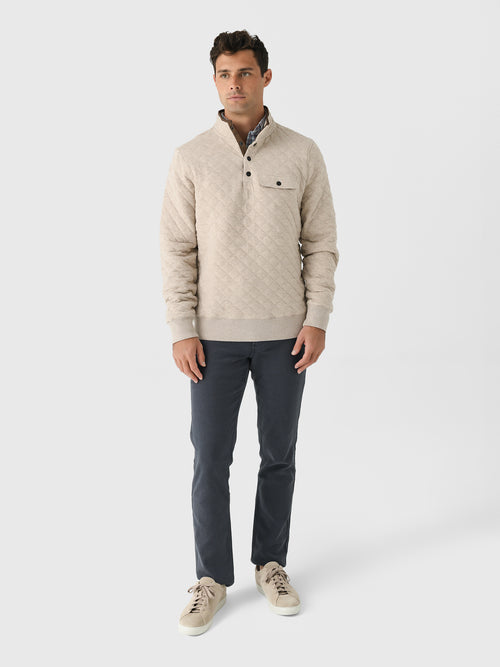 Faherty Brand Men's Epic Quilted Fleece Pullover