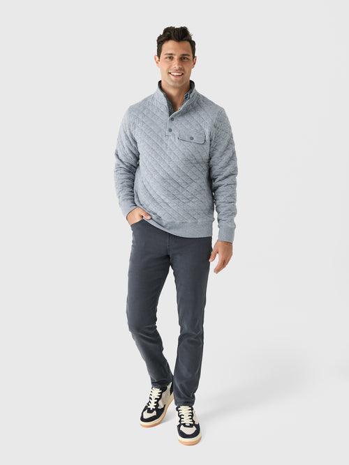 Faherty Brand Men's Epic Quilted Fleece Pullover