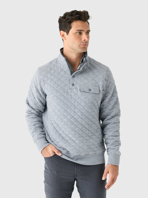 Faherty Brand Men's Epic Quilted Fleece Pullover