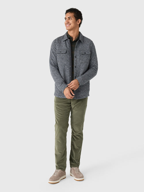 Faherty Brand Men's Epic Quilted Fleece CPO - Saint Bernard