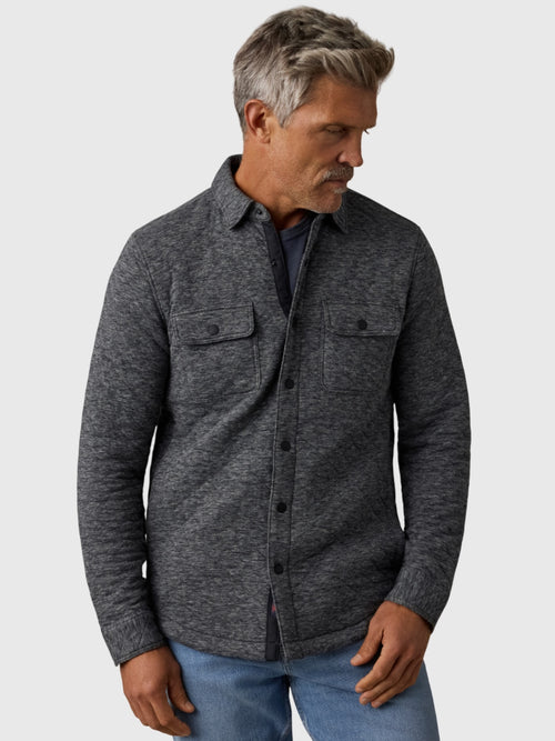 Faherty Brand Men's Epic Quilted Fleece CPO