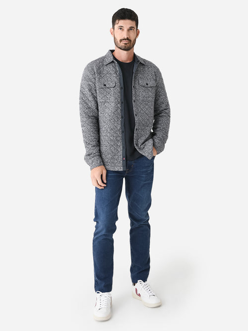 Faherty Brand Men's Epic Quilted Fleece CPO
