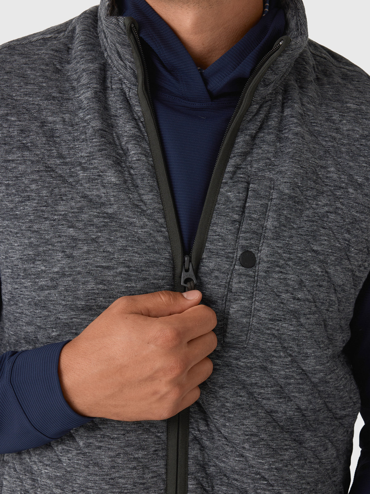 Faherty Brand Men's Epic Quilted Fleece Vest - Saint Bernard