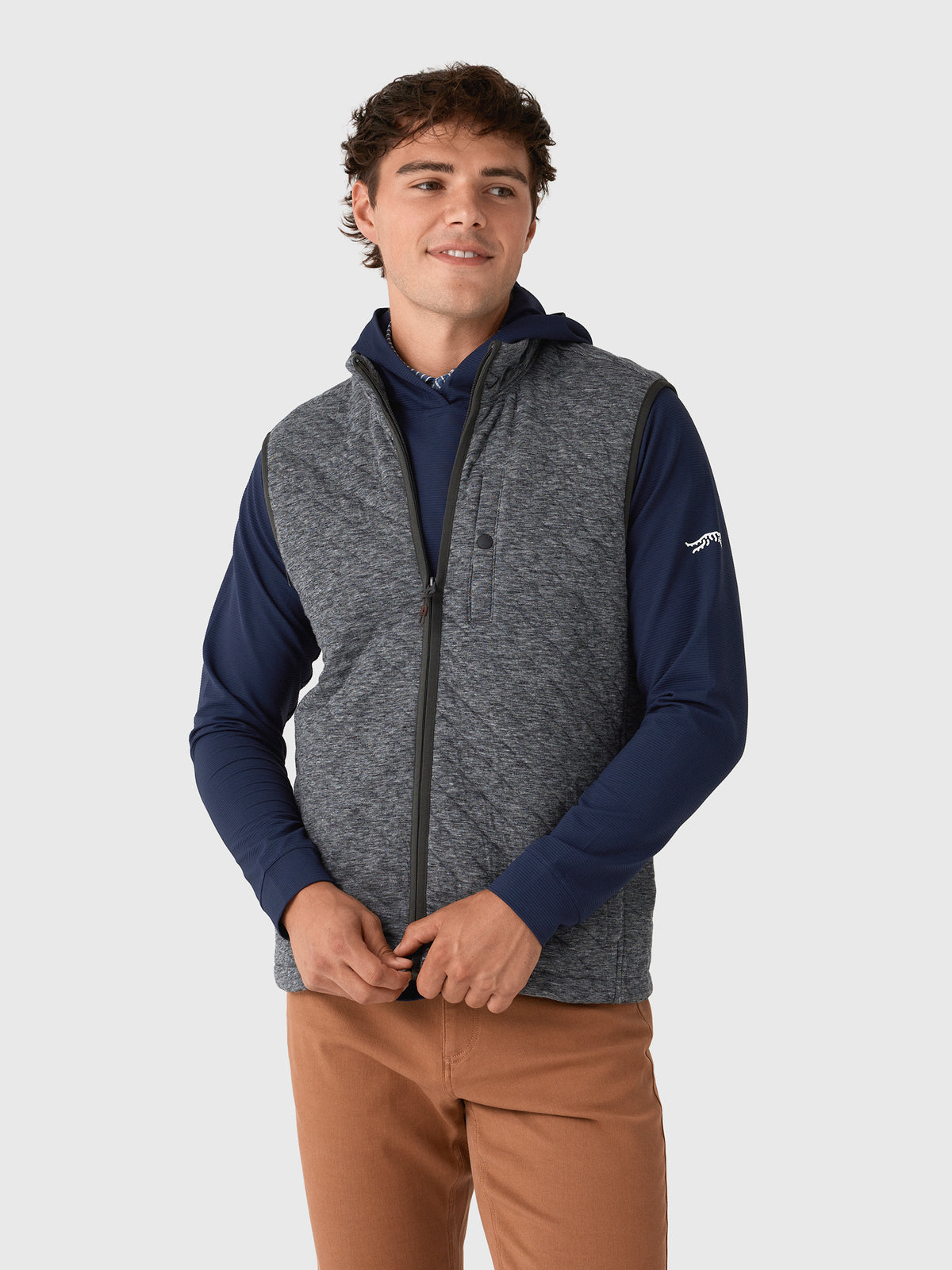 Faherty Brand Men's Epic Quilted Fleece Vest - Saint Bernard