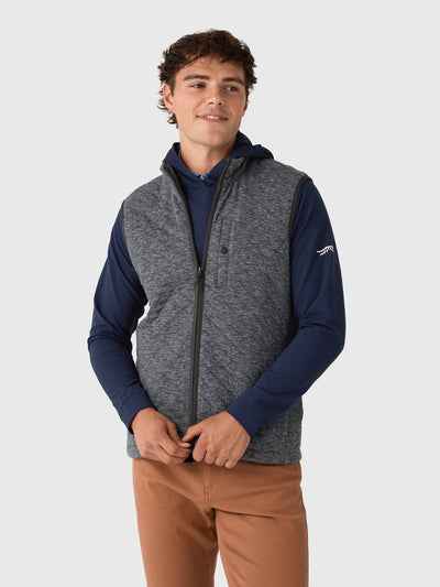 Faherty Brand Men's Epic Quilted Fleece Vest - Saint Bernard