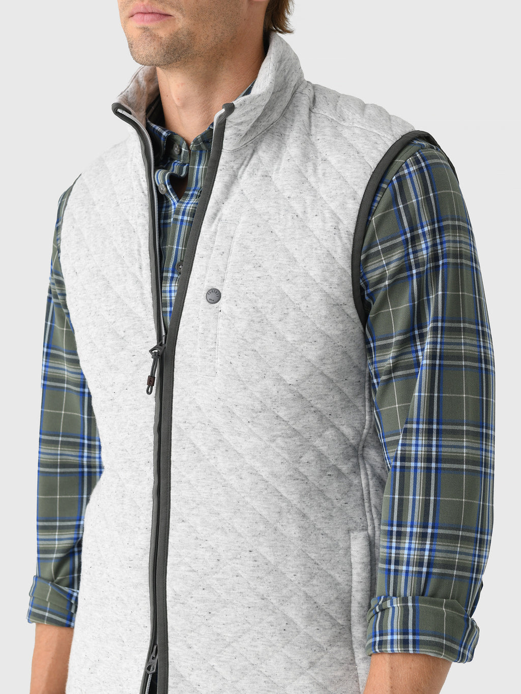 Faherty Brand Men's Epic Quilted Fleece Vest - Saint Bernard