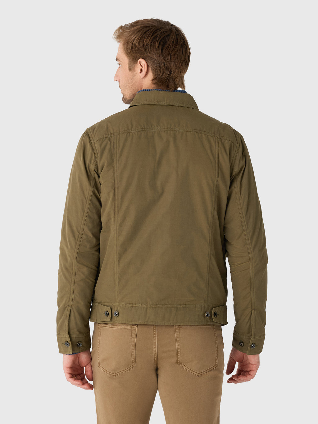 Faherty Brand Men's Frontier Trucker Jacket - Saint Bernard