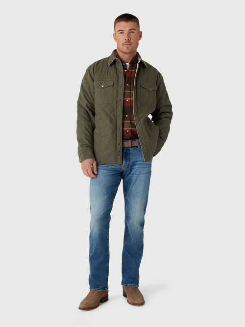 Faherty Brand Men's Thunder Voice Eagle Reversible Bondi Jacket - Saint Bernard