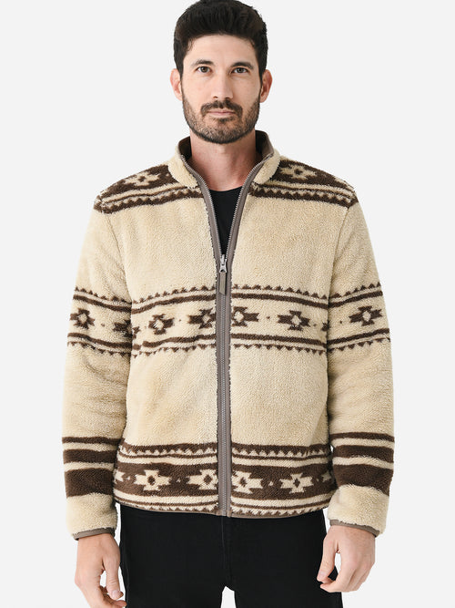 Faherty Brand Men's Steven Paul Judd High Pile Fleece Reversible Jacket