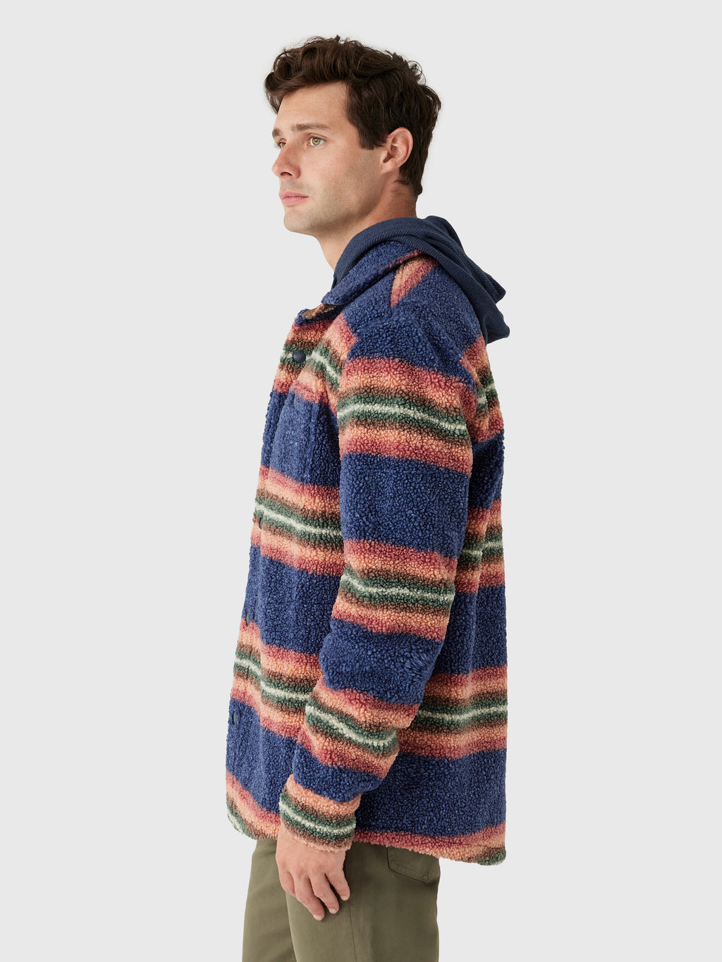 Faherty Brand Men's Range Fleece CPO - Saint Bernard