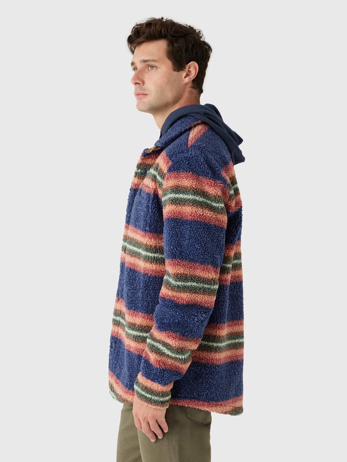 Faherty Brand Men's Range Fleece CPO - Saint Bernard