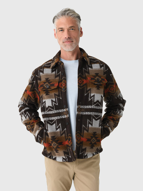 Faherty Brand Men's Doug Good Feather Range Fleece Lined CPO