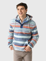 Faherty Brand Men's High Pile Fleece Hoodie - Saint Bernard