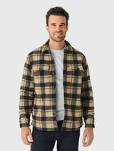 Faherty Brand Men's Range Fleece Lined CPO - Saint Bernard