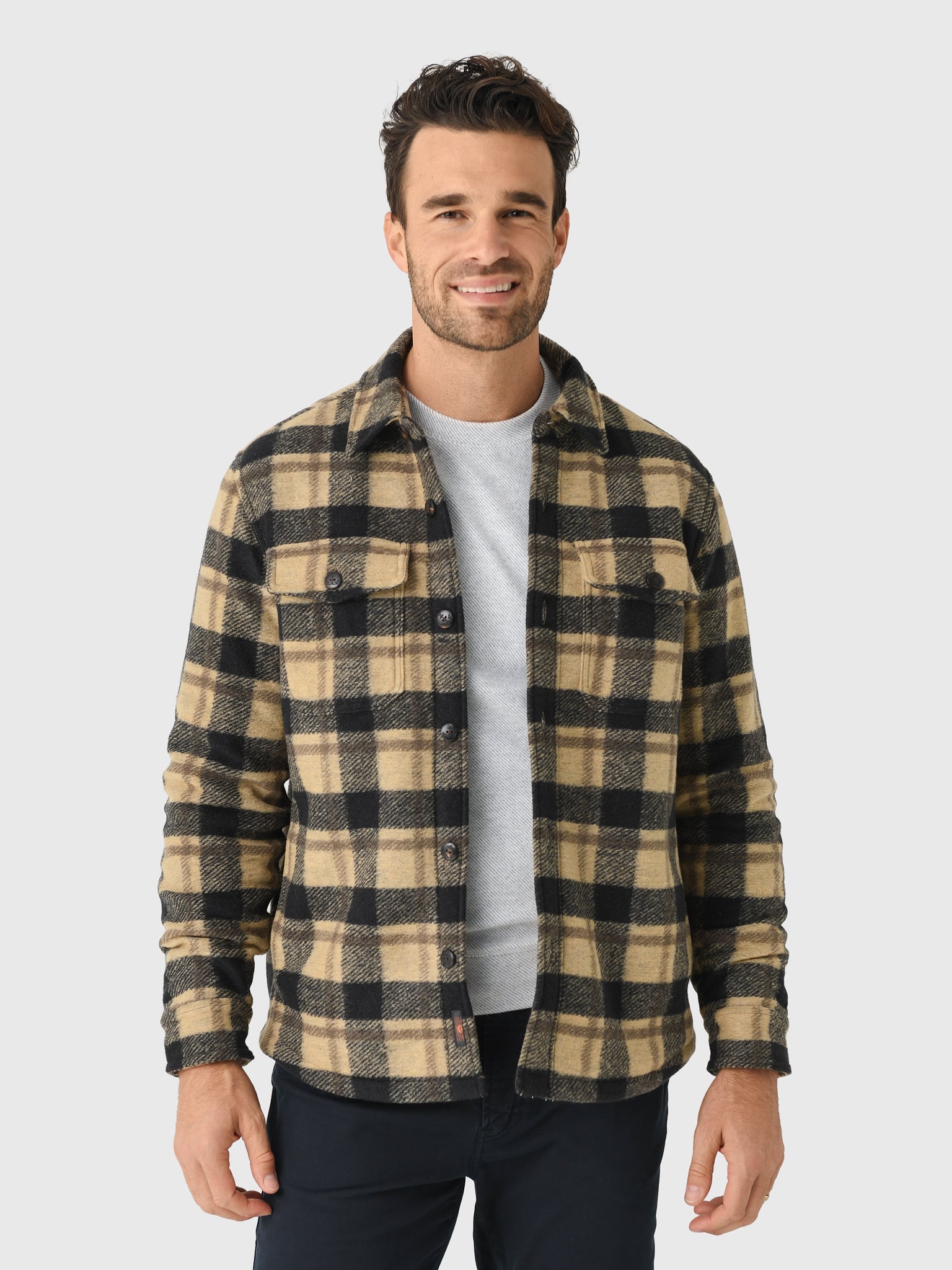 Faherty Brand Men's Range Fleece Lined CPO