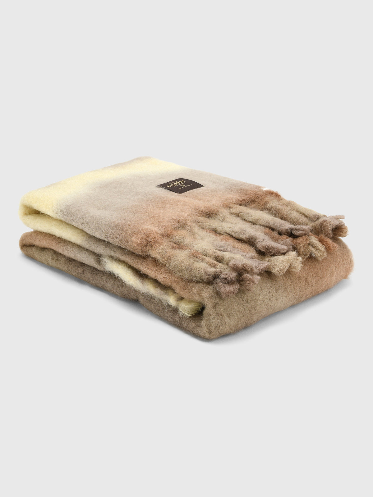 Mantas Ezcaray Mohair Tie-Dye Throw Blanket - Saint Bernard