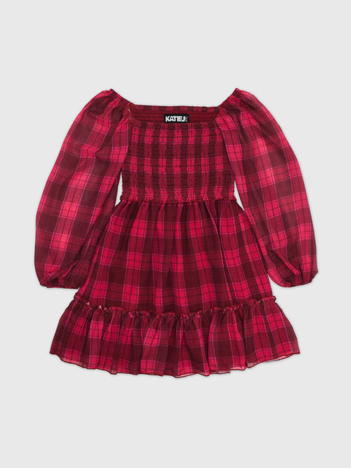 Katie J NYC Tween Girls' Molly Long Sleeve Dress - Saint Bernard