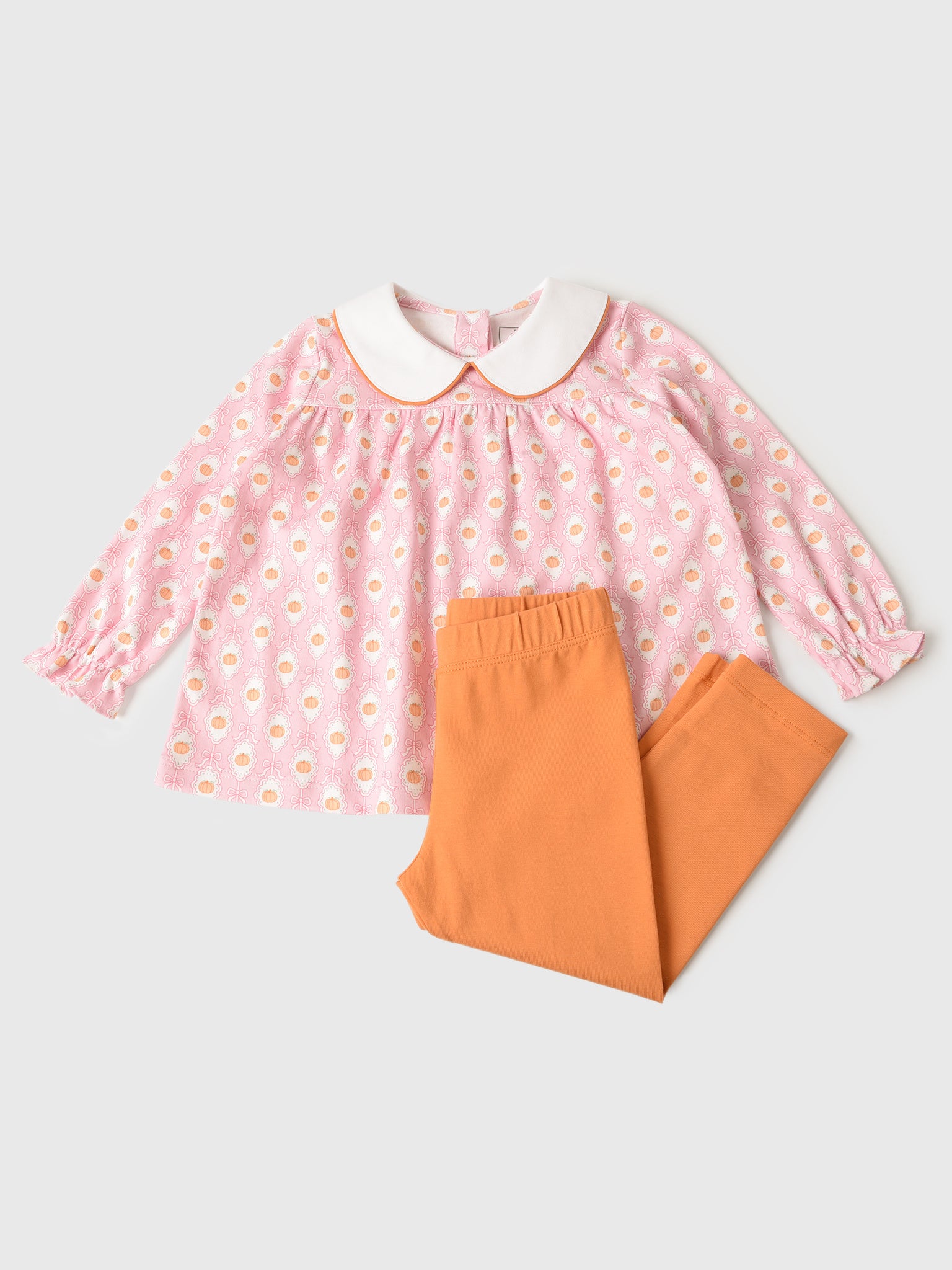 Lila And Hayes Girls' Morgan Legging Set - Saint Bernard