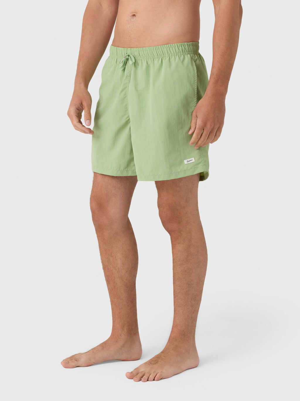 Bather Men's Solid Moss Swim Trunk - Saint Bernard