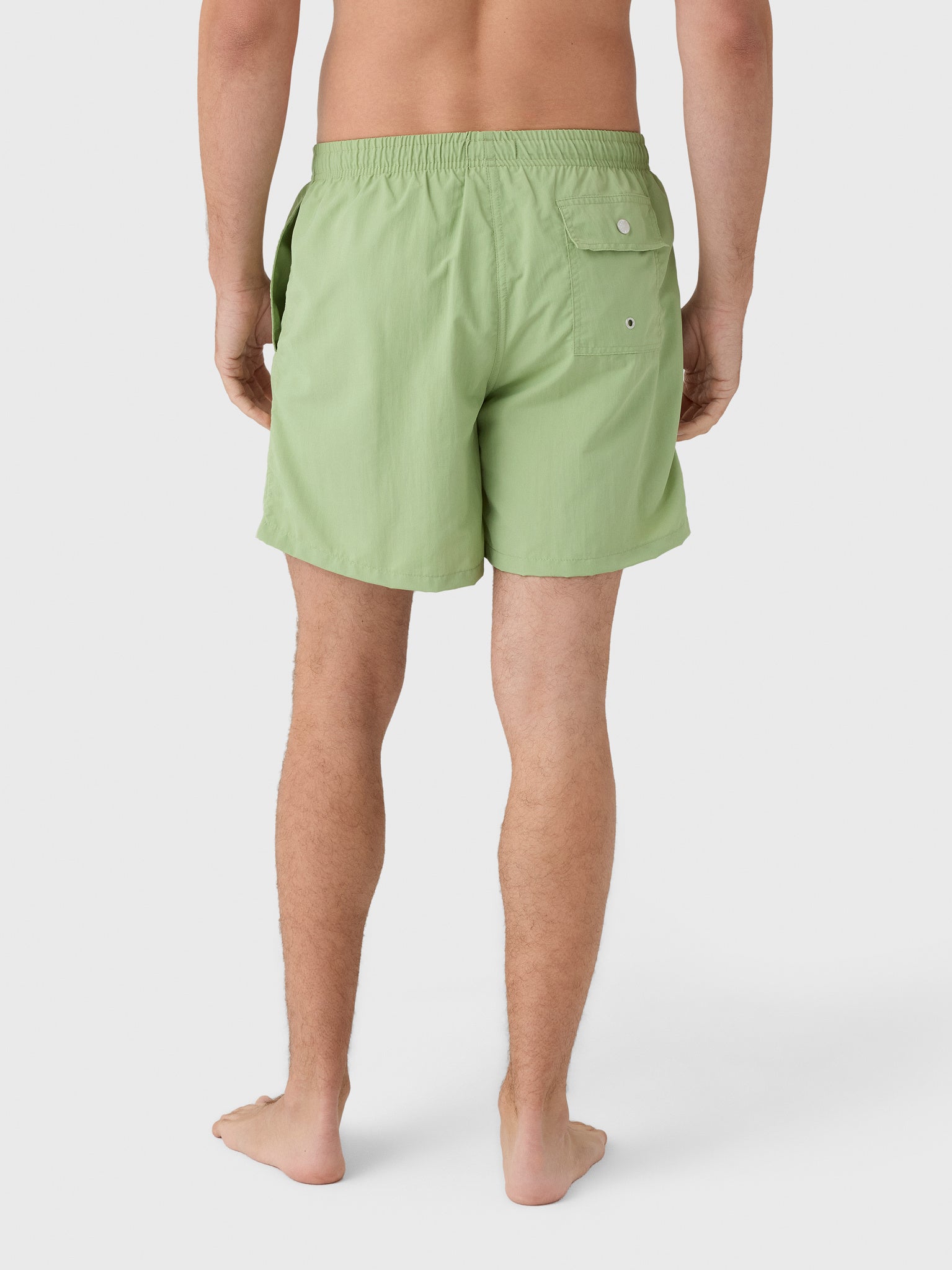 Bather Men's Solid Moss Swim Trunk - Saint Bernard