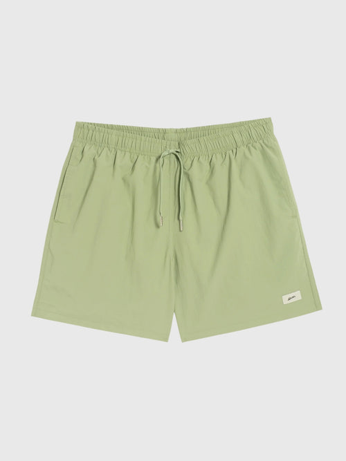 Bather Men's Solid Moss Swim Trunk