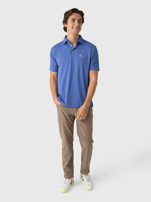 Rhoback Men's Solid Performance Polo
