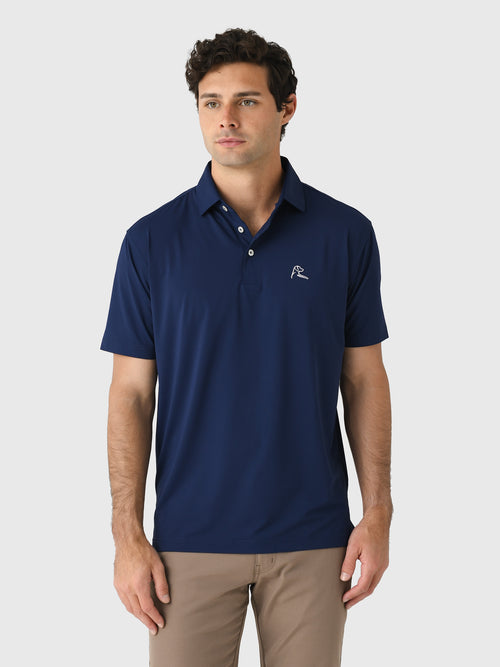 Rhoback Men's Solid Performance Polo