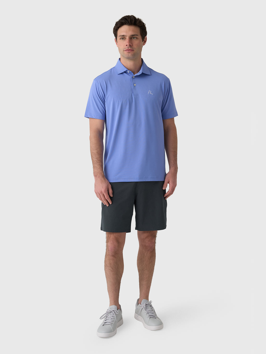 Rhoback Men's Solid Performance Polo - Saint Bernard