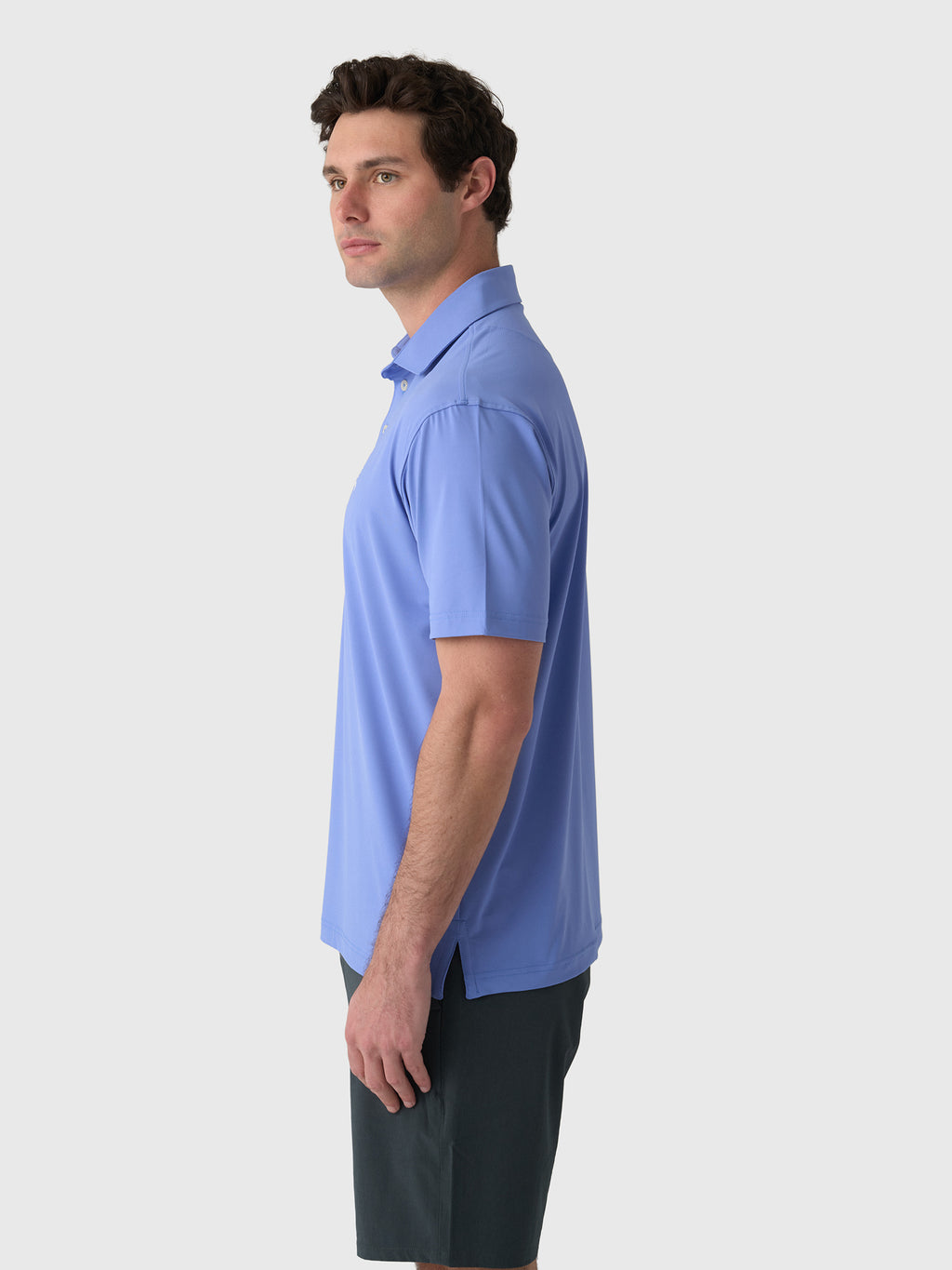 Rhoback Men's Solid Performance Polo - Saint Bernard