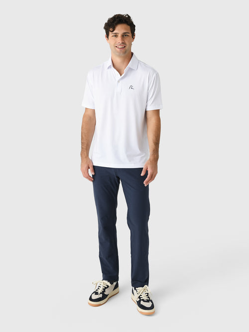 Rhoback Men's Solid Performance Polo