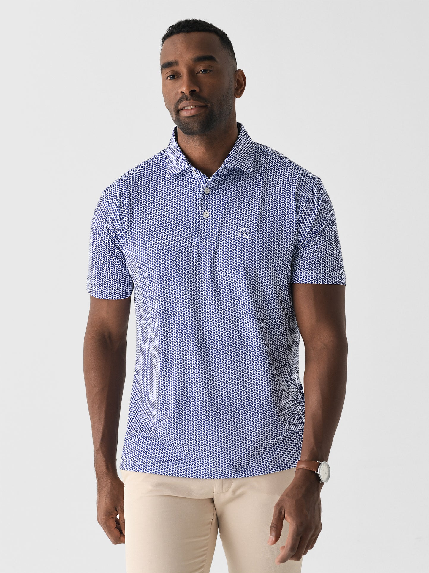 Rhoback Men's The Don't Mess Performance Polo - Saint Bernard