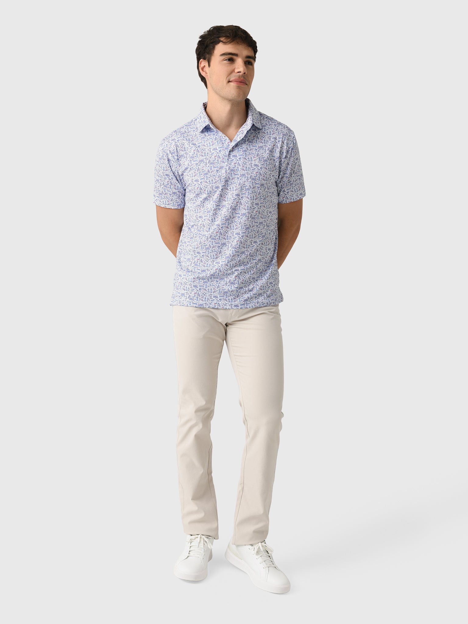 Rhoback Men's The Houston Polo Saint Bernard
