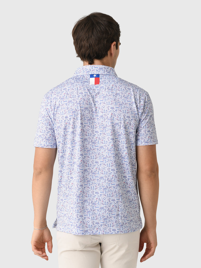 Rhoback Men's The Houston Polo Saint Bernard