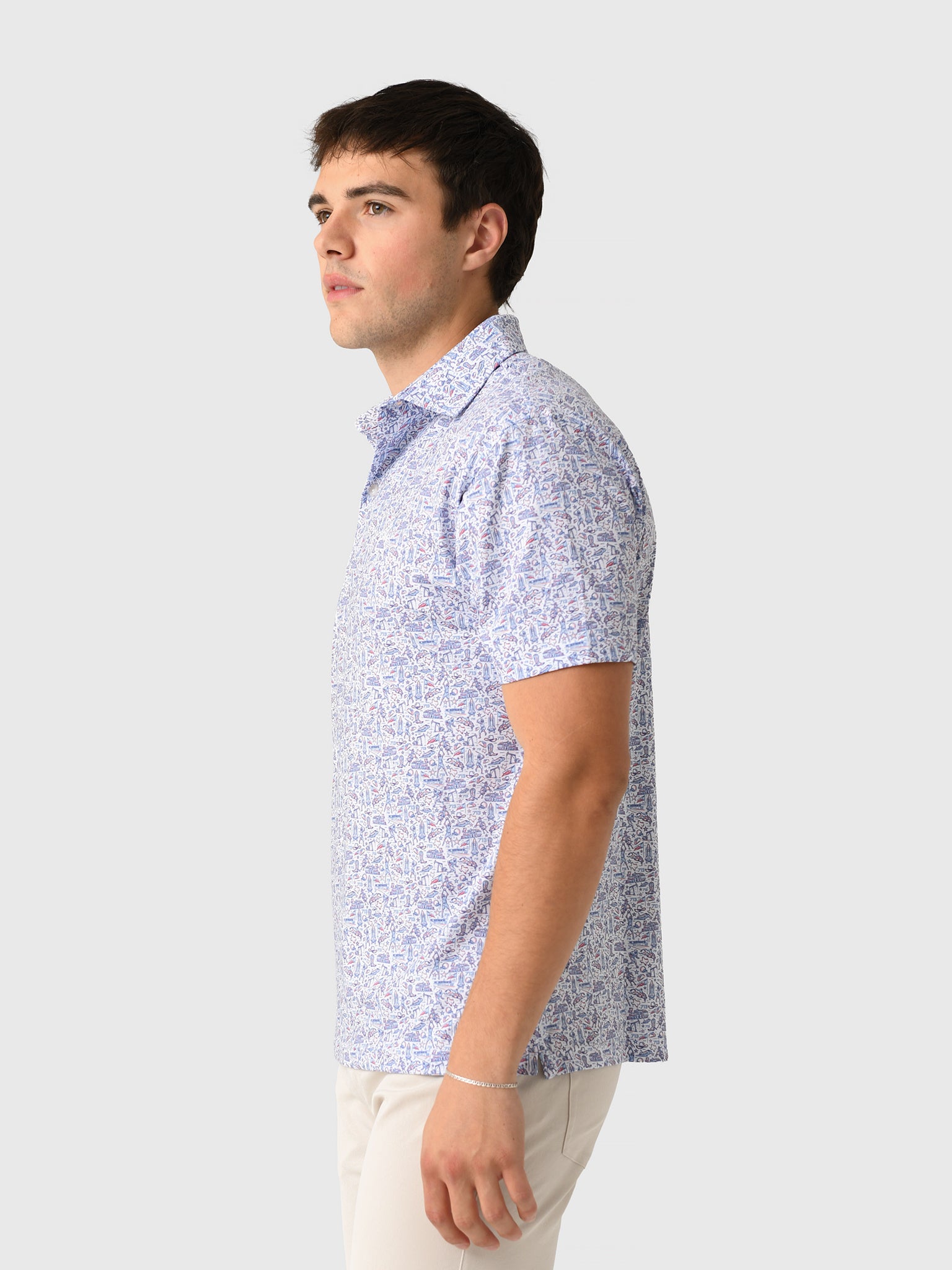 Rhoback Men's The Houston Polo Saint Bernard