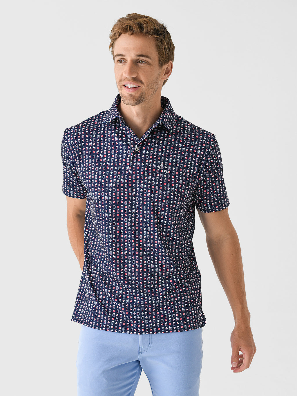 Rhoback Men's The Ballgame Polo - Saint Bernard