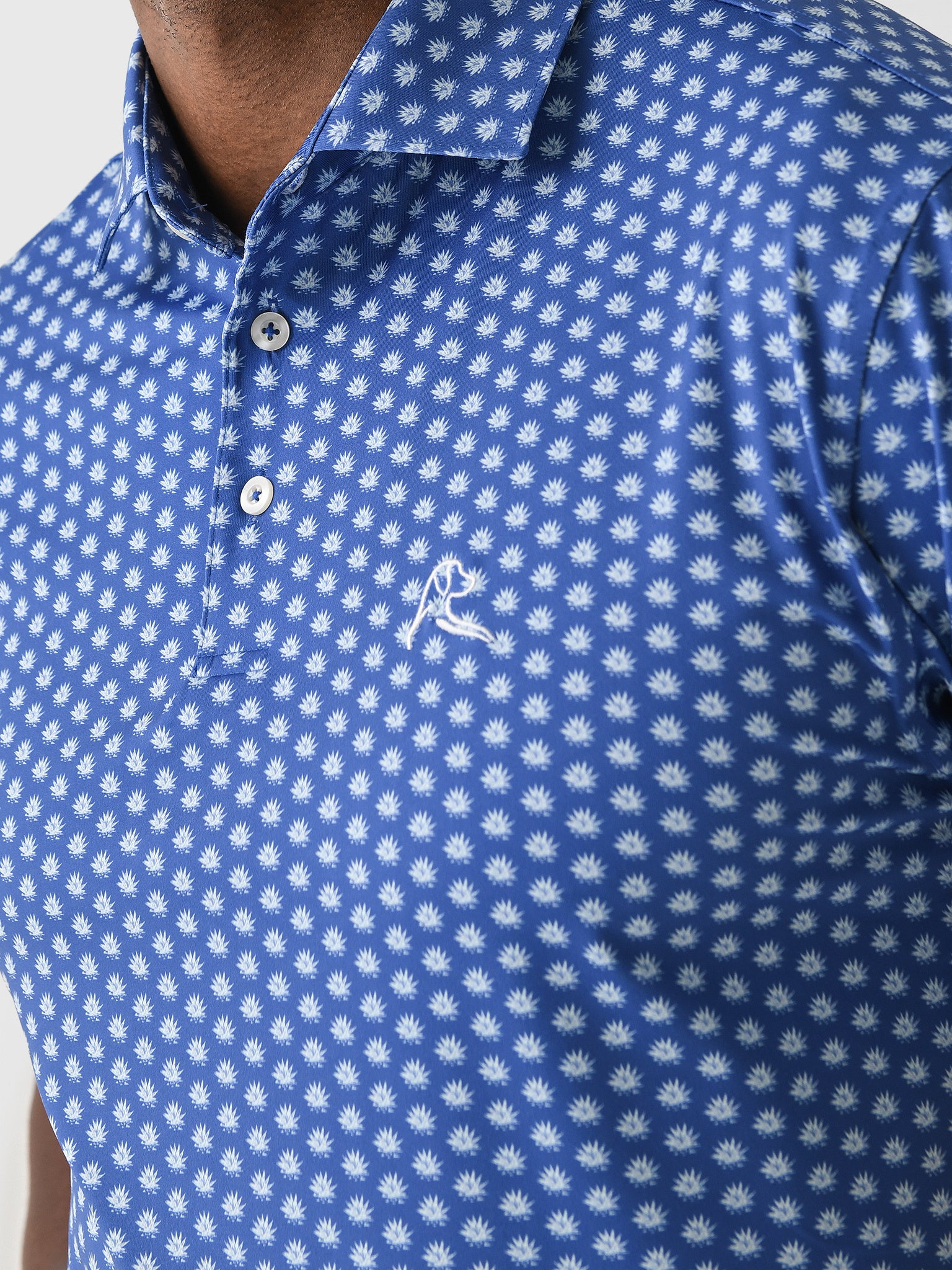 Rhoback Men's The Agave 2.0 Performance Polo Saint Bernard