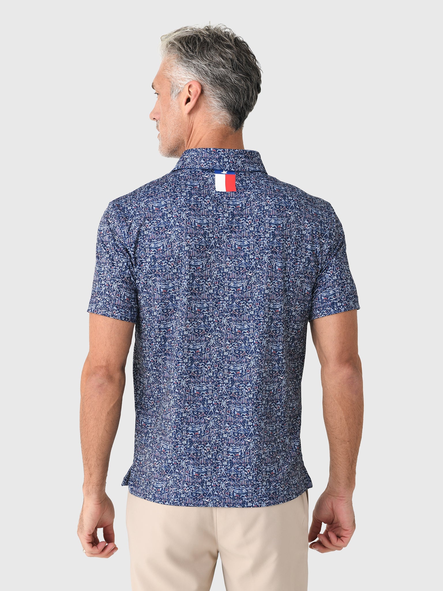 Rhoback Men's The DFW Polo | $100.00 | Saint Bernard