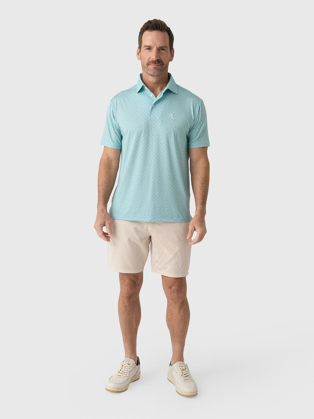 Rhoback Men's The Back Tees Performance Polo - Saint Bernard