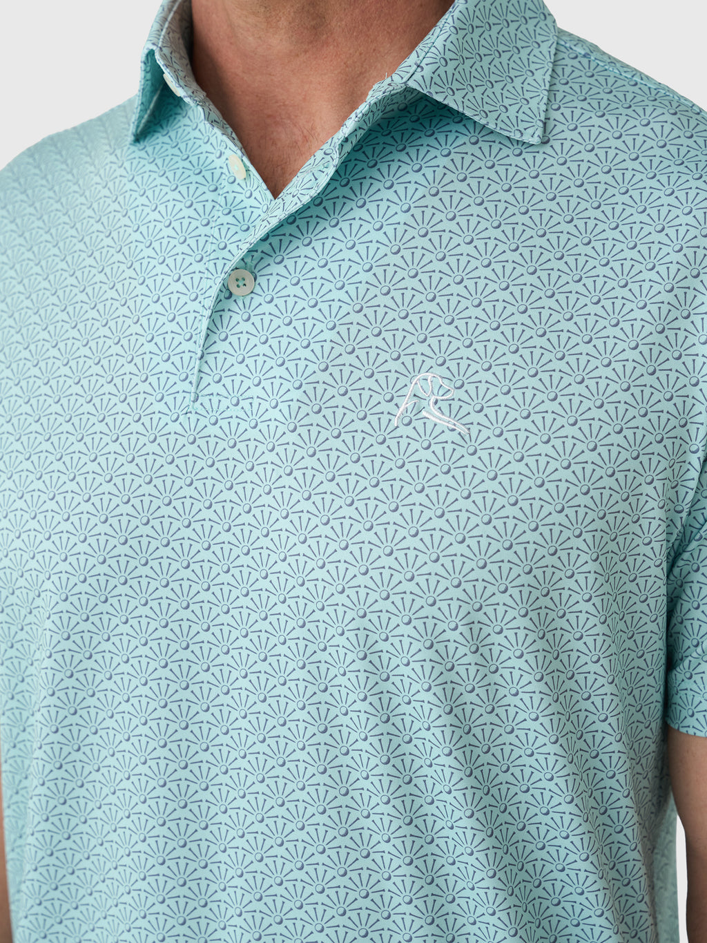 Rhoback Men's The Back Tees Performance Polo - Saint Bernard