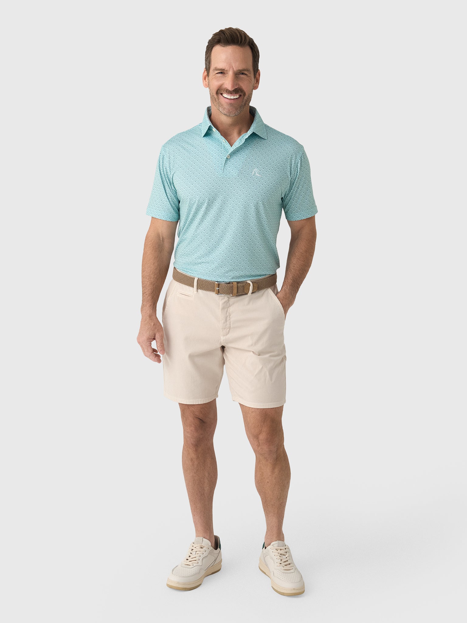 Rhoback Men's The Back Tees Performance Polo - Saint Bernard