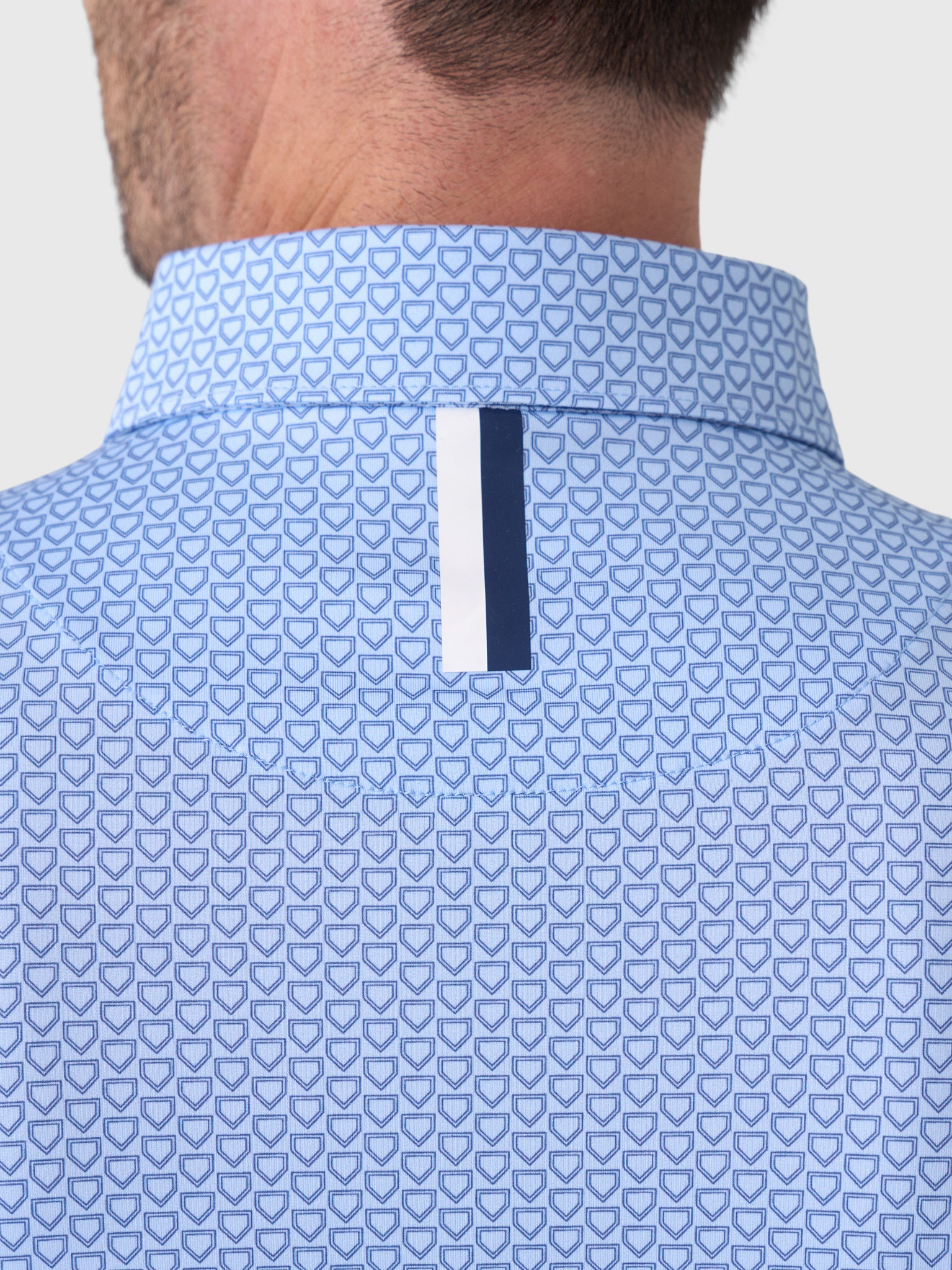 Rhoback Men's The Home Plate Performance Polo - Saint Bernard