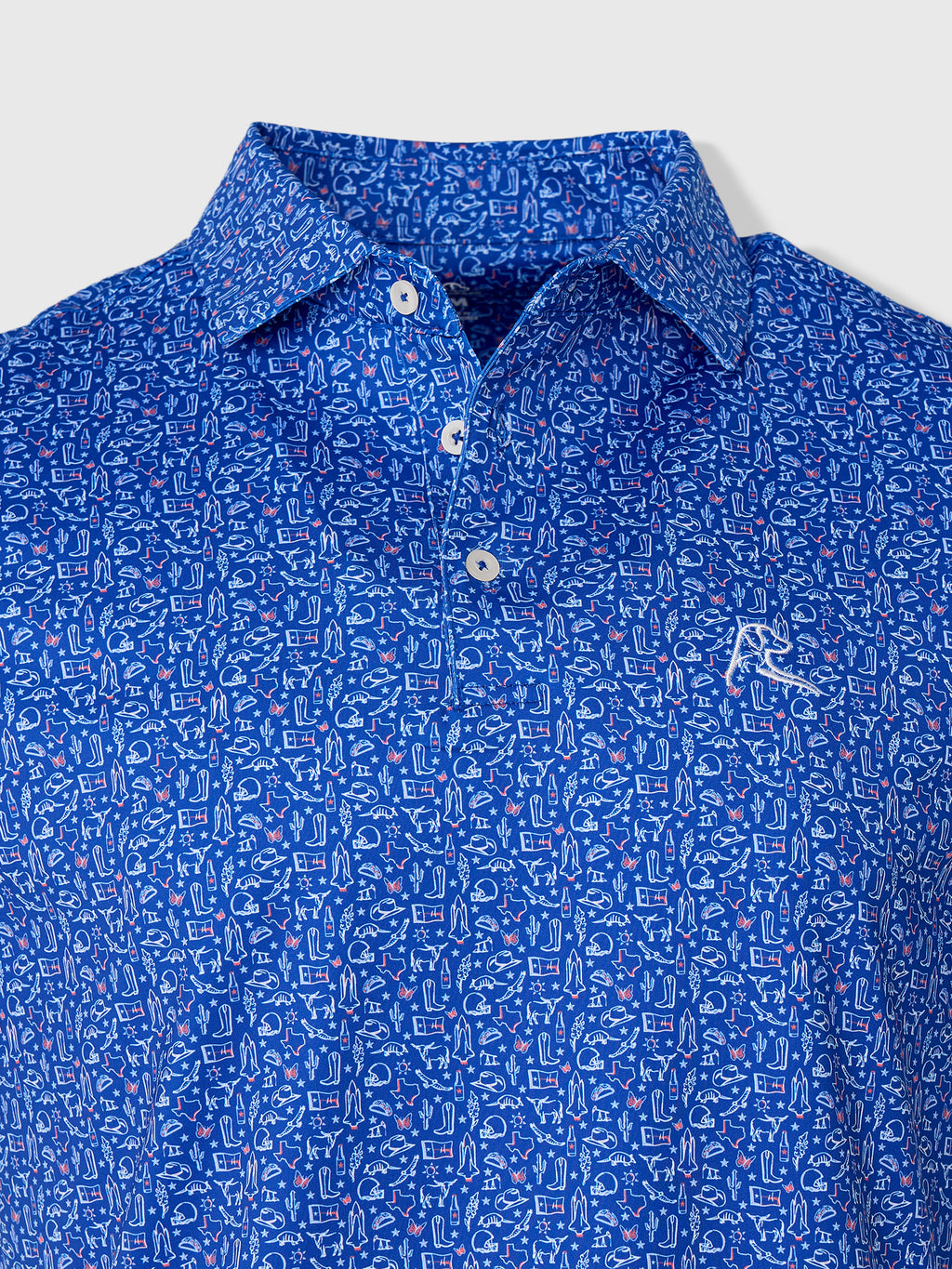 Rhoback Men's The Texan Performance Polo