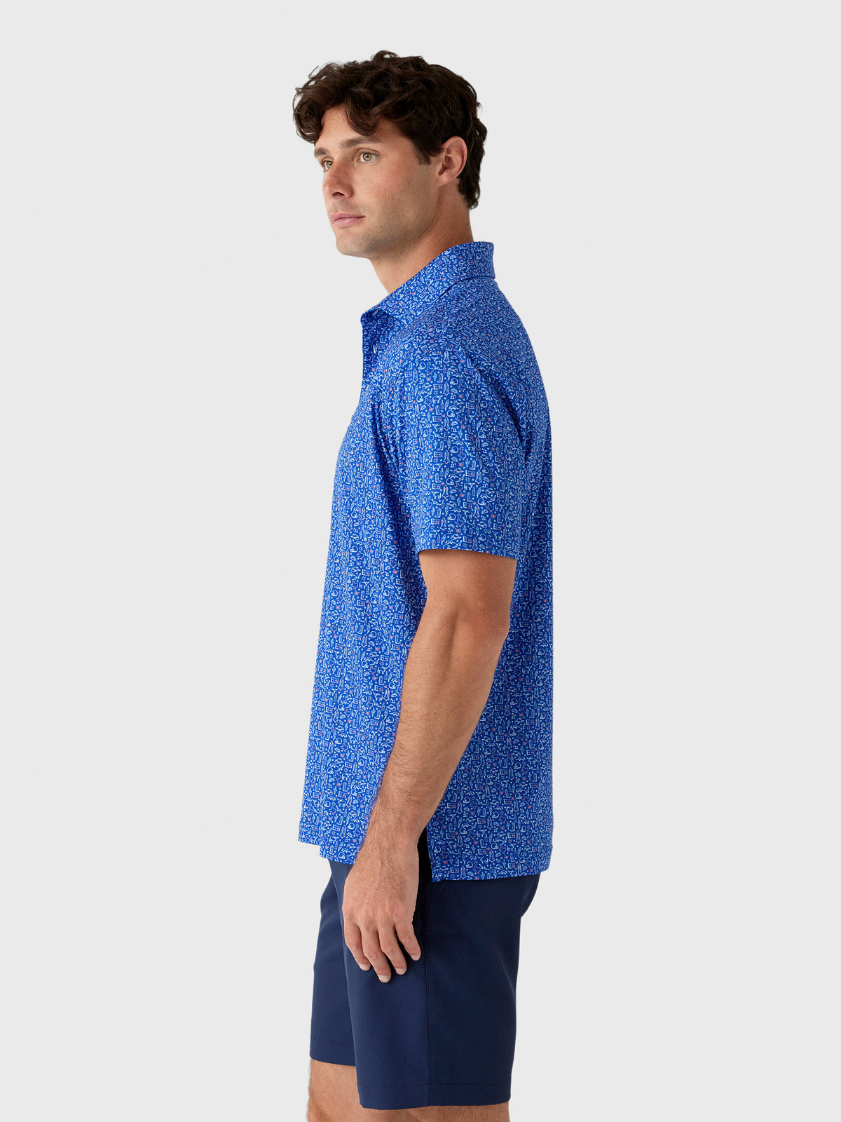 Rhoback Men's The Texan Performance Polo - Saint Bernard