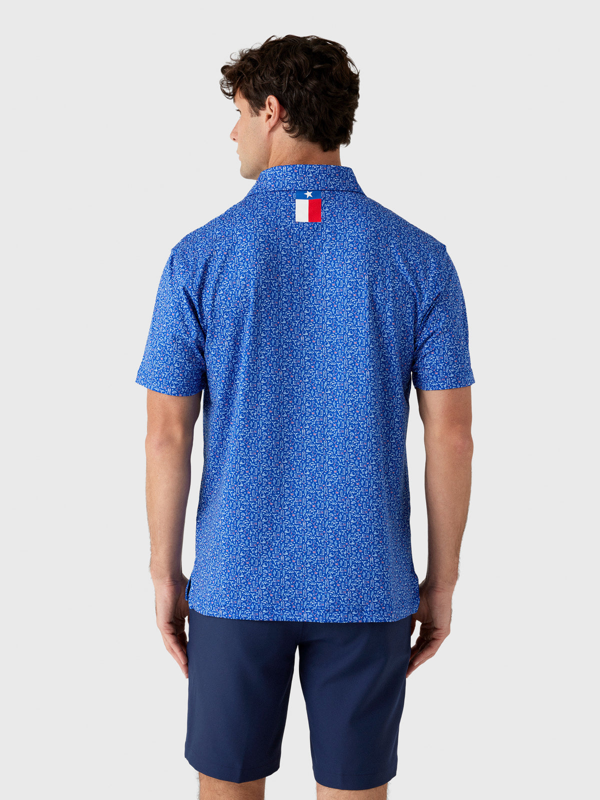 Rhoback Men's The Texan Performance Polo - Saint Bernard