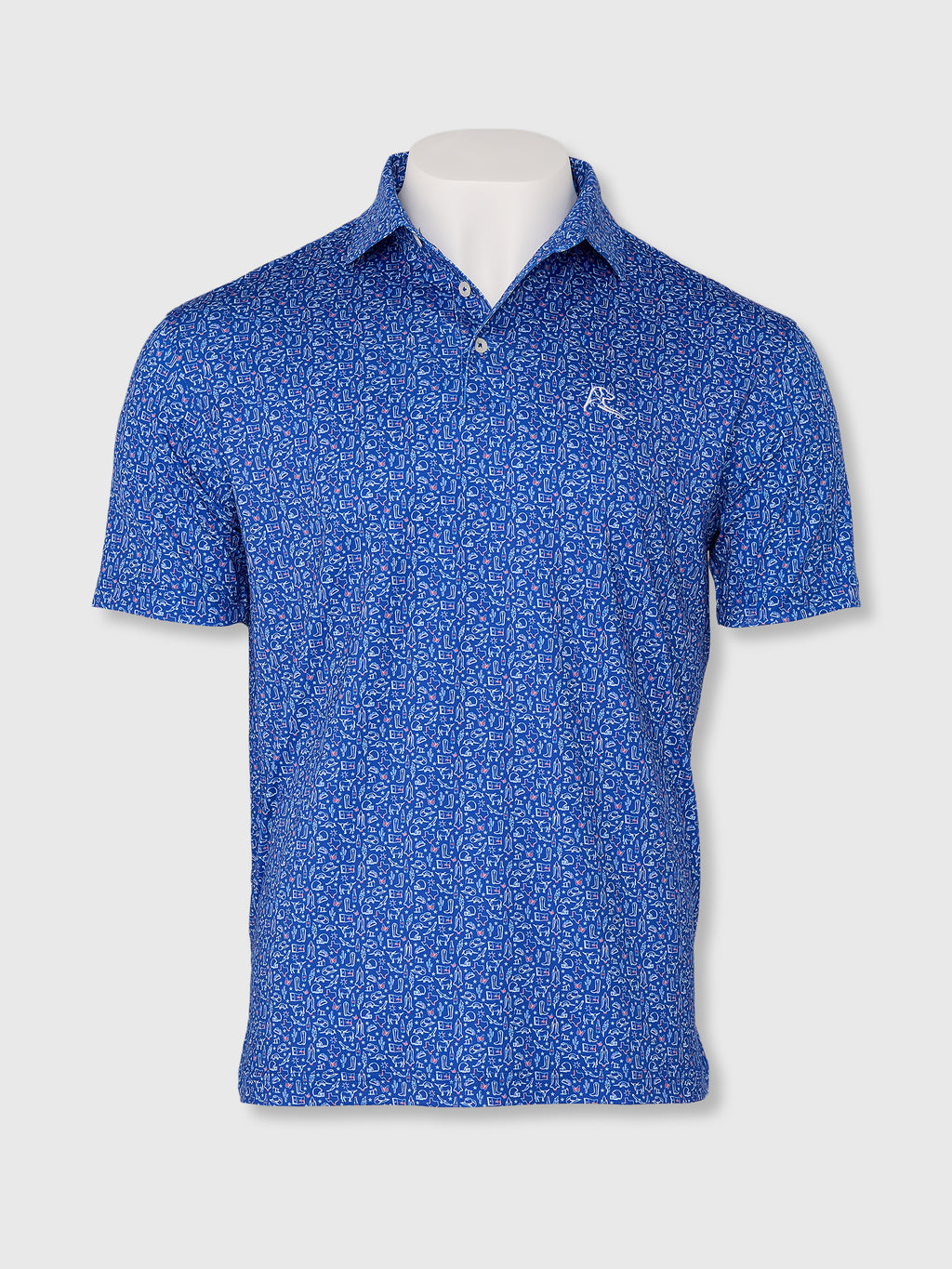 Rhoback Men's The Texan Performance Polo