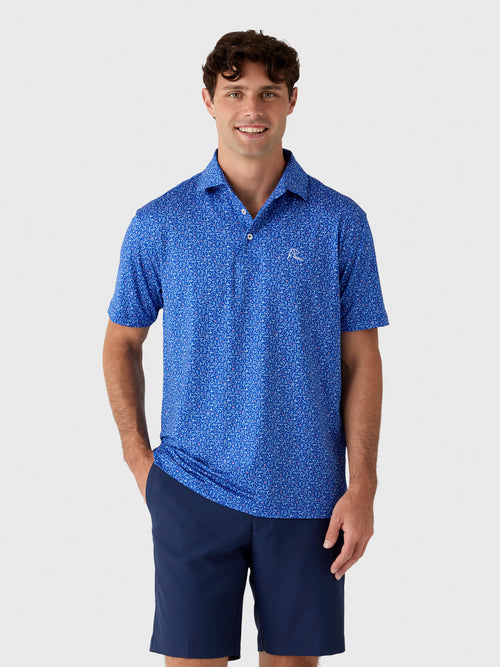 Rhoback Men's The Texan Performance Polo