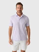 Rhoback Men's The Louisiana State University College Town Polo - Saint Bernard