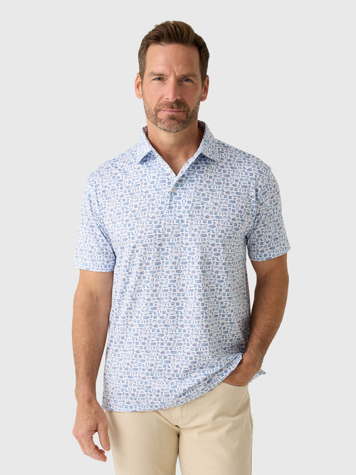 Rhoback Men's The Ole Miss College Town Polo