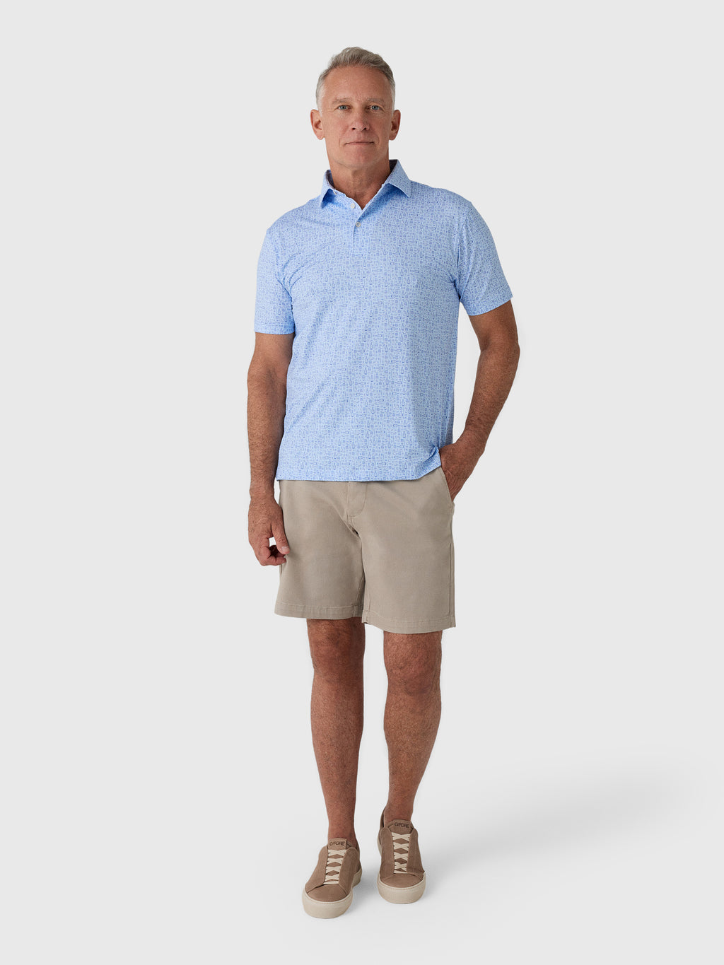 Rhoback Men's The Old Fashioned 2.0 Performance Polo
